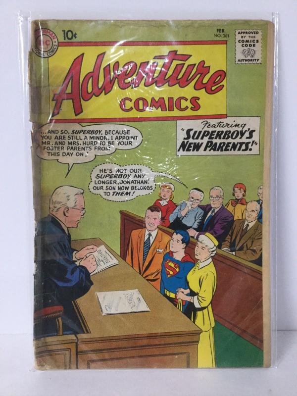 Adventure Comics 281 1.8 Gd- Good- Cover Detached DC Comics SA