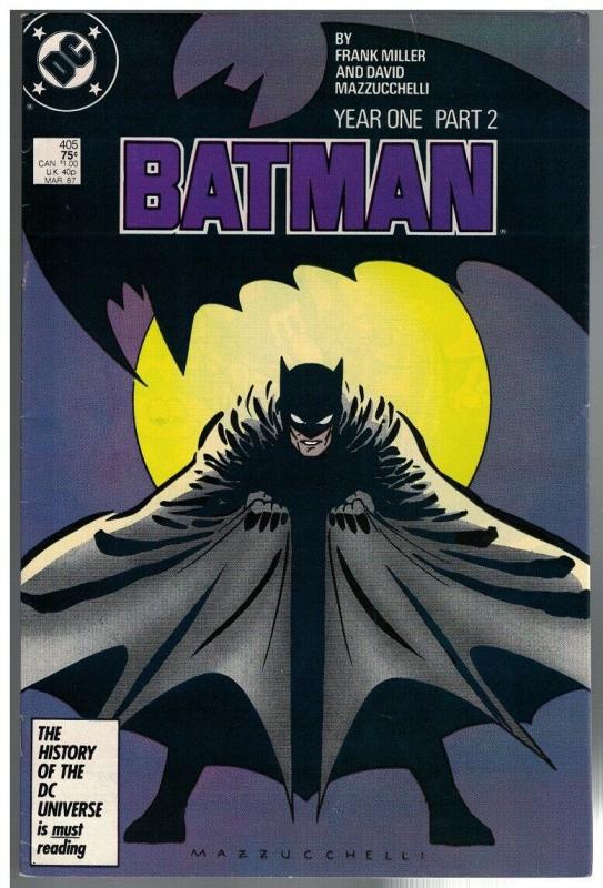 BATMAN 405 VG-F Mar. 1987