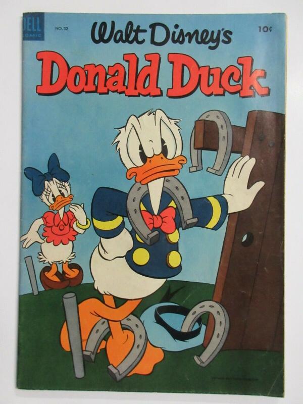 DONALD DUCK #32 (Dell,121953) VERY GOOD PLUS (VG+)  Walt Disney, Daisy