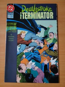 Deathstroke The Terminator #9 ~ NEAR MINT NM ~ 1992 DC Comics 