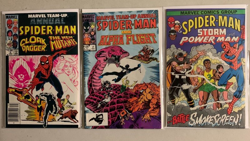 Marvel Team-Up comics lot #111-149 + 3 annual + bonus 35 diff avg 6.0 (1981-85)