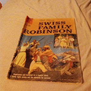 Walt Disney Swiss Family Robinson #1156 silver age Dell Comics four color movie