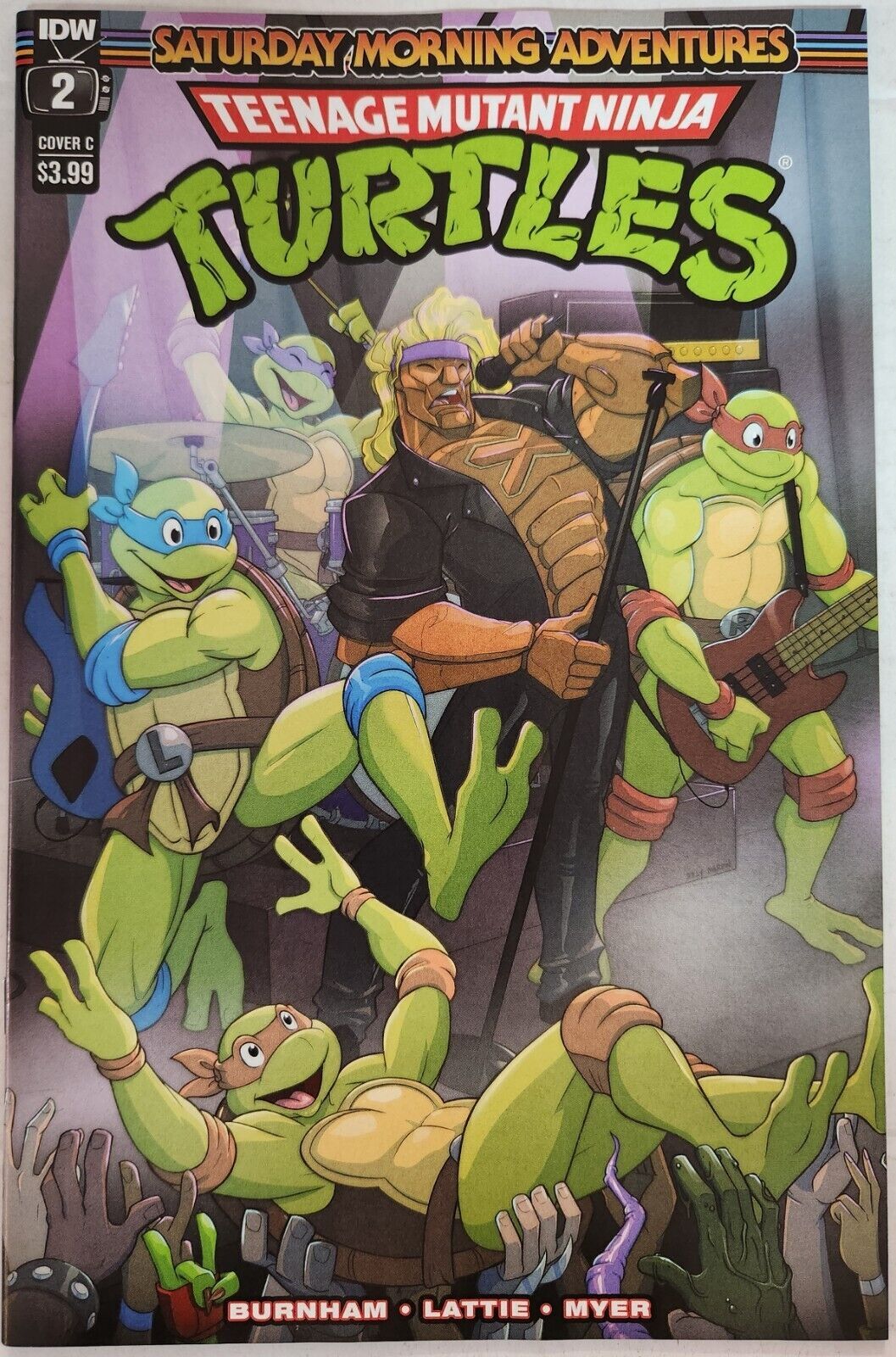 Teenage Mutant Ninja Turtles Saturday Morning Adventures #2 Cover