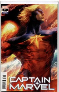 Captain Marvel #34 Lau Cover (2022) Captain Marvel