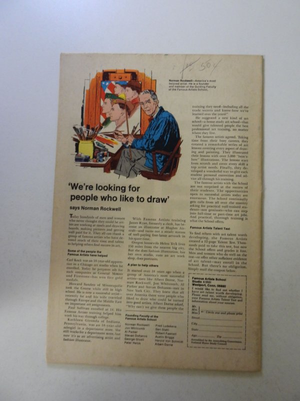 Sub-Mariner #11 (1969) FN/VF condition price written on back cover