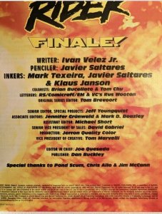 Marvel Ghost Rider 94 Finale Low Print Run Signed By Mark Texeria And Ivan Velez