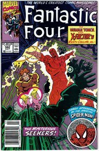 Fantastic Four #342 (1961 v1) Spider-Man Rusty Collins Newsstand VF