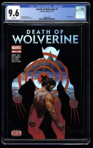 Death of Wolverine #1 CGC NM+ 9.6 White Pages