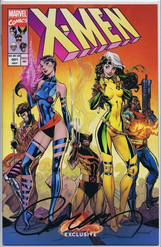 J Scott Campbell SIGNED Astonishing X-Men #1 '92 Retro Variant JSC SEALED GGA 