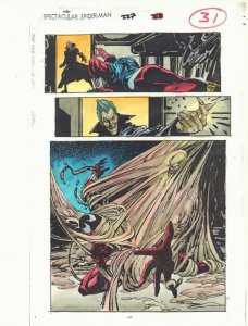 Spectacular Spider-Man #227 p.31 Color Guide Art - Scarlet Spider by John Kalisz