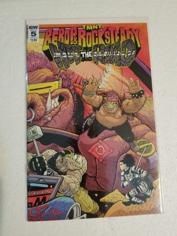 TMNT BEBOP & ROCKSTEADY HIT THE ROAD #5 NM IDW TEENAGE MUTANT TURTLES 