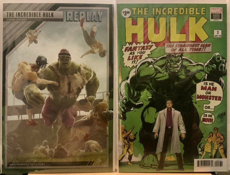 Hulk Comics Lot Of 6 books: Barends Nakayama 181 Facsimile VFN/NM Read Please