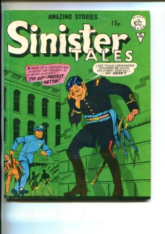 SINISTER TALES  #140-1960'S-ALAN CLASS-SCHAFFENBERGER-HORROR-BATS-WITCHES-vg