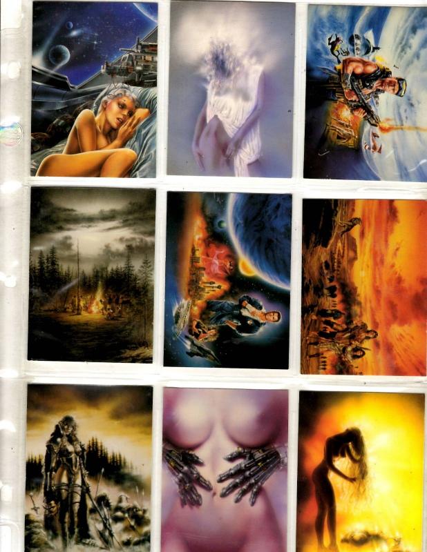 Lot Of 90 Forbidden Universe Trading Cards 1994 Luis Royo Sci Fi Art J339