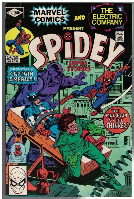 SPIDEY SUPER STORIES 51 F-VF Mar. 1981