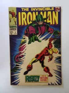 Iron Man #5 (1968) VG+ condition ink on cover