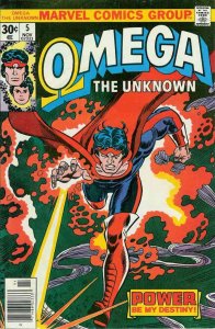 Omega the Unknown #5 VG ; Marvel | low grade comic Steve Gerber