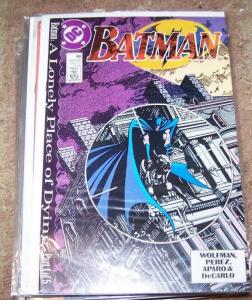 BATMAN # 440 1989 dc a lonely place of dying pt 1 +tim drake  KEY  two face