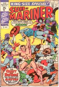 SUB MARINER ANN  1 VG-F  Jan. 1971 COMICS BOOK