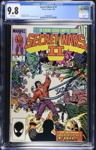 Secret Wars II #7 1986 Marvel Comics CGC 9.8 White Pages 020