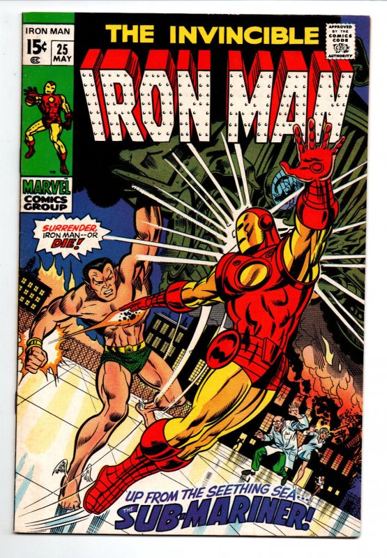 Invincible Iron Man #1 - vs Namor the Sub-Mariner - 1970 - (-VF) 