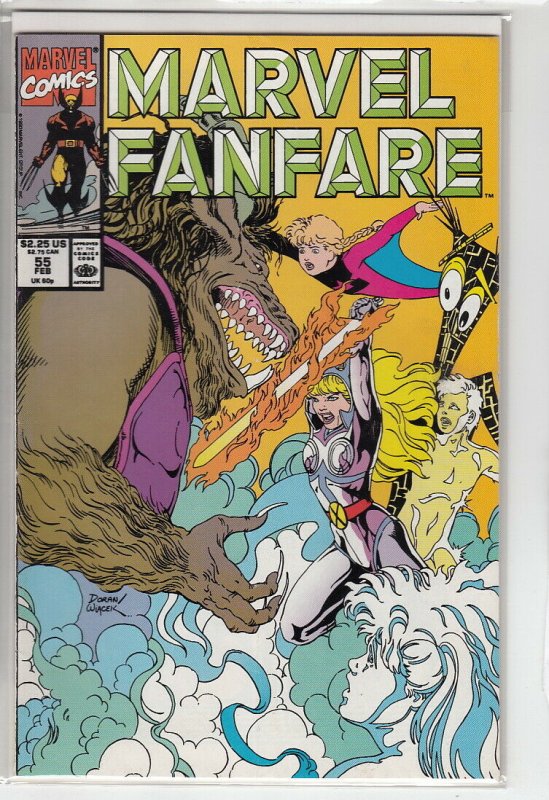 MARVEL FANFARE (1982 MARVEL) #55 FN/VF A08181