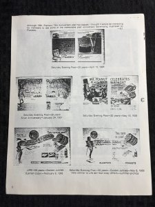 1982 PEANUT PALS PAPERS Fanzine Vol. 4 #2 FN 6.0 Mr. Peanut Paint Set 8pgs
