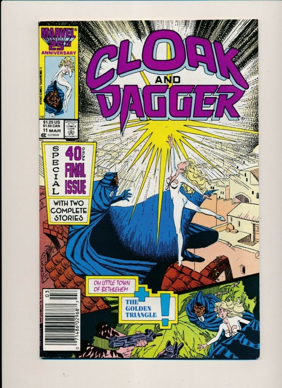 Marvel Comics-LOT OF 4-CLOAK AND DAGGER #6,8,10,11 1986  F/VF (PF938)