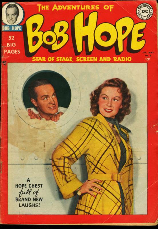 ADVENTURES OF BOB HOPE #2-PHOTO CVR-1950-DC VG