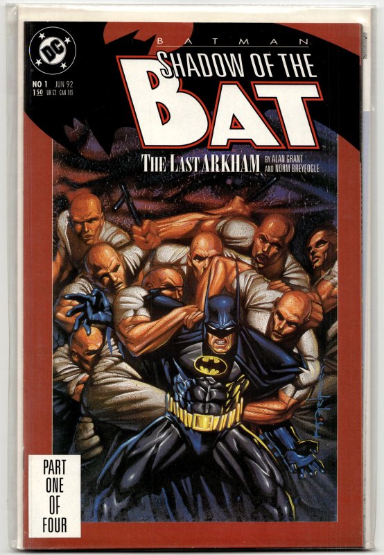 Batman: Shadow of the Bat #1 Direct Edition (1992) Batman [Key Issue]