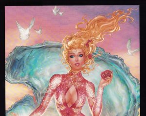 DiVinica #1 Variant Cover (2017) 11 x 17 Art Print signed Dawn McTeigue