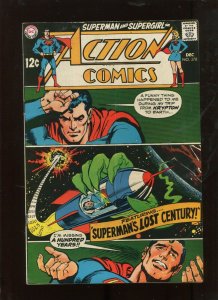 ACTION COMICS #370 (7.0) SUPERMAN'S LOST CENTURY