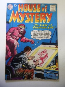 House of Mystery #105 (1960) VG+ Condition ink stamp fc, ink bc