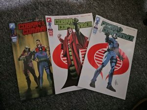 COBRA COMMANDER #1 ,2ND PRINT CVR A B C VARIANT SET (NM) 2024 IMAGE G.I. JOE