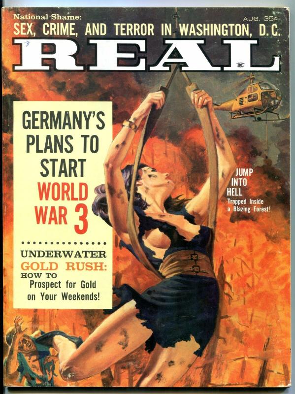 Real Magazine August 1962- World War 3- Louise Lawson-