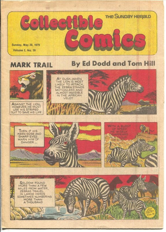 Collectible Comics Vol. 2 #20 1979-Sunday Herald-Tarzan-Russ Manning-Gil Kane-VF