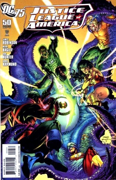 JUSTICE LEAGUE OF AMERICA #50 ( 2010) DC 75TH ANNIVERSARY JIM LEE VARIANT DC.
