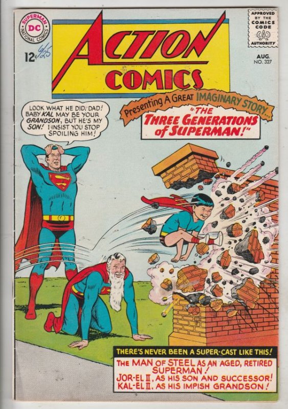 Action Comics #327 (Aug-65) FN/VF Mid-High-Grade Superman