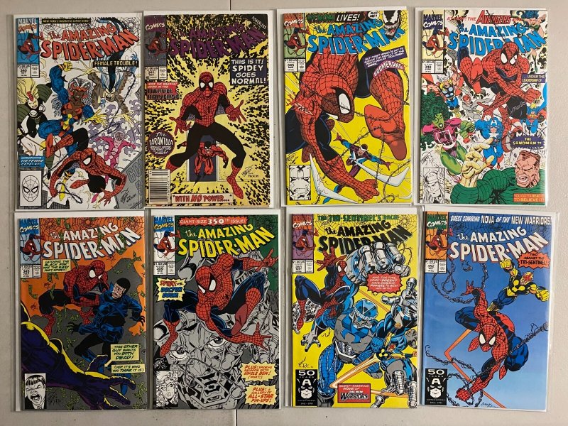 Amazing Spider-Man lot #327-389 Marvel 1st Ser. (average 7.0) 35 diff (1989-94)