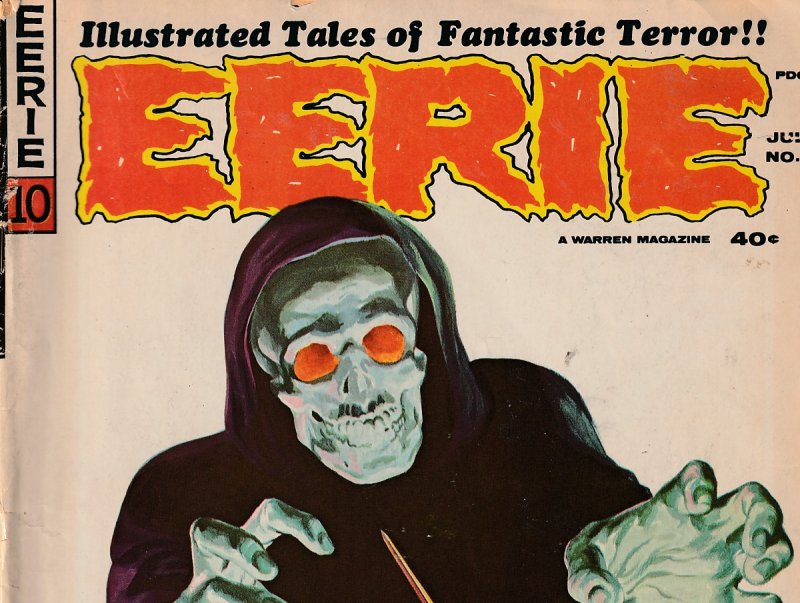 Eerie(Harris) # 10  Goodwin, Ditko, Orlando, Adkins, Colan, and Neal Adams !!