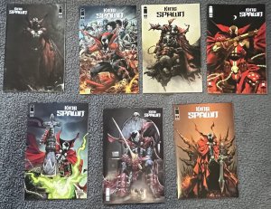 King Spawn LOT #1 - Seven First Issue Variants. McFarlane, Booth. (9.0/9.2) 2021