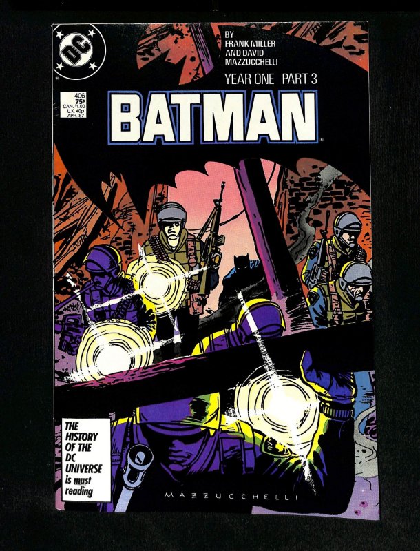 Batman #406 Year One Part 3 Frank Miller!