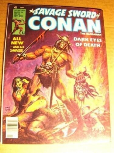 SAVAGE SWORD OF CONAN 35 **HI-GR** CLASSIC DECAPITATION CHAN COVER ART 