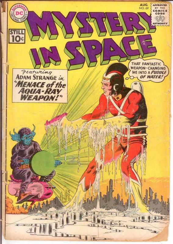 MYSTERY IN SPACE 69 PR  August 1961 COMICS BOOK