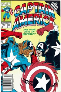 Captain America #408  Newsstand   NM