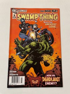 Swamp Thing # 3 NM DC Comic Book NEWSSTAND Variant Rare New 52 15 J257