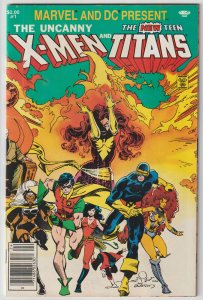 Marvel & DC Present Featuring The Uncanny X-Men & The New Teen Titans #1, VG 4.0