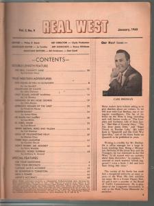 Real West 1/1960-Charlton-Calamity Jane-Yellowstone Kelly-Carl Breihan-VG+