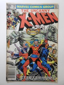 The Uncanny X-Men #156 Newsstand Edition (1982) Solid VG Condition!