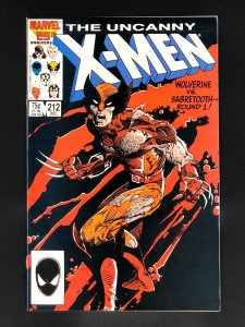 The Uncanny X-Men #212 (1986) First Battle of Wolverine Versus Sabretooth